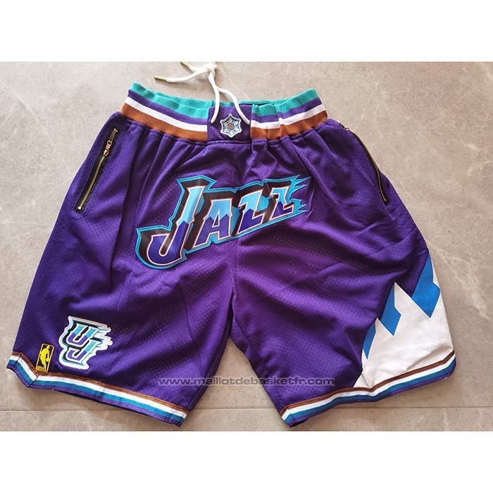 Short Utah Jazz Mitchell & Ness 1996-97 Volet